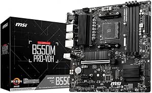 MSI B550M Pro-VDH Carte mère AMD B550 Emplacement AM4 Micro ATX