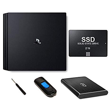 Fantom Drives 2TB PS4 SSD (Solid State Drive) Upgrade Kit - Compatible with Playstation 4, PS4 Slim, and PS4 Pro