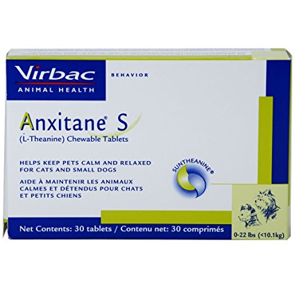 Virbac Anxitane Tablets, Small Dog/Cat, 50mg, 30 Count