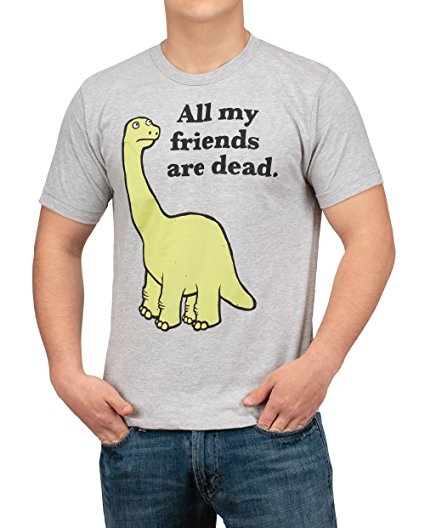 All My Friends Are Dead Dinosaur Men's T-shirt