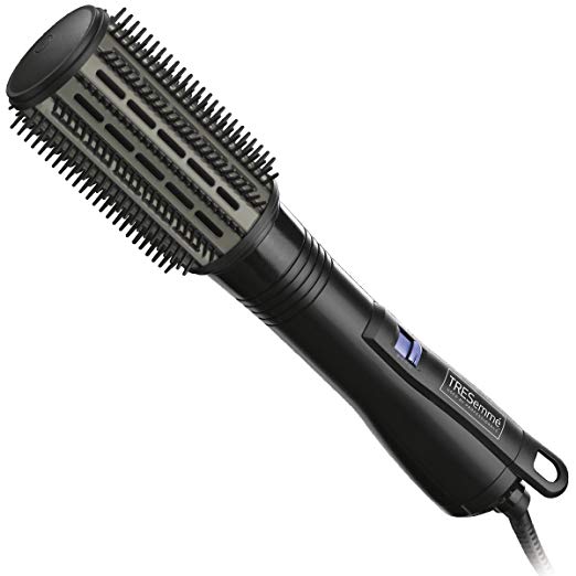 TRESemmé Platinum Strength Curling Iron Brush | Hot Air Brush for All Hair Types, Wet & Dry | Anti-Scald Curler Provides Excellent Volume | Hair Dryer Straightener Brush Reduces Frizz & Enhances Shine