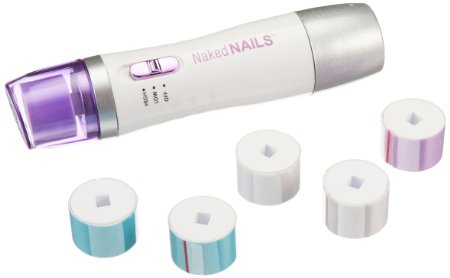 Finishing Touch Naked Nails Electronic Nail Care System FileBuff and Shine Effortlessly