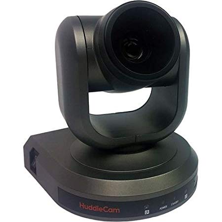 HuddleCamHD 2MP 1080p Indoor USB 3.0 PTZ Video Conferencing Camera, 10x Optical Zoom, 30fps, 53deg. Wide FOV, Gray