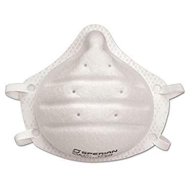 Honeywell 14110444 ONE-Fit N95 Single-Use Molded-Cup Particulate Respirator, White, 20/Box