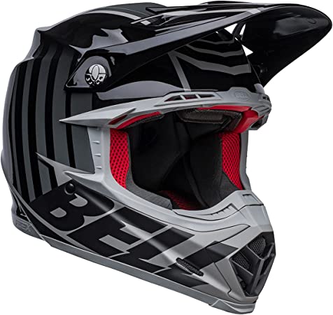 BELL Moto-9S Flex Helmets (Sprint Matte/Gloss Black/Gray - Large)