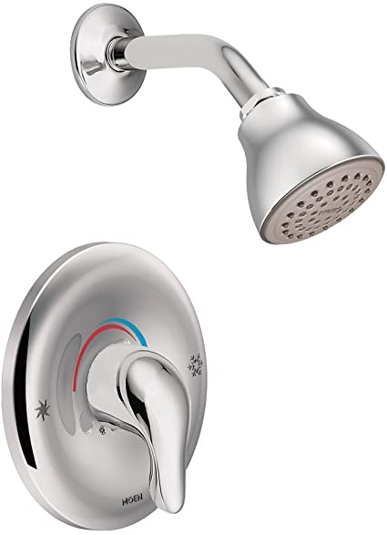 Moen TL182EP Chateau One-Handle Posi-Temp Eco-Performance Shower and Trim, Valve Required, 1, Chrome