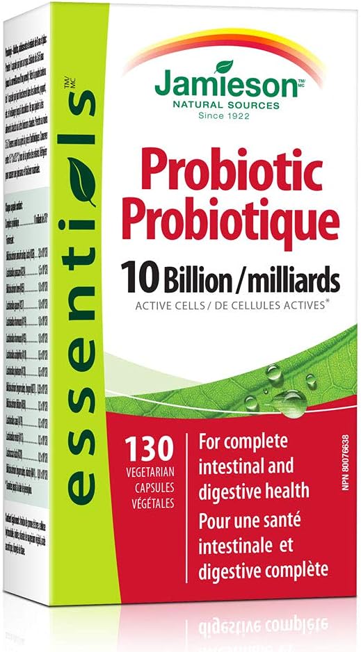 Jamieson Probiotic 10 Billion Active Cells, 130 vegi caps