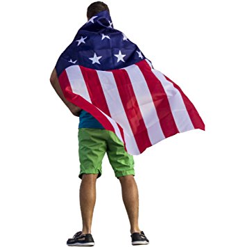FreedomCapes American Flag Cape Costume