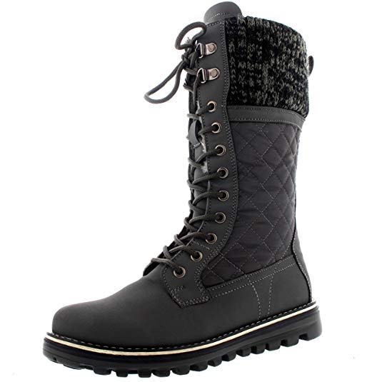 Polar Products Womens Winter Thermal Snow Outdoor Warm Mid Calf Waterproof Durable Boot