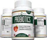 Probiotic Supplement Immune-Booster for Healthy-Digestion - 20 Billion CFU 60 Capsules Full 30 Day Supply