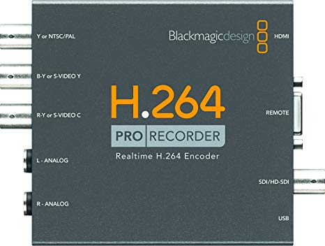 Blackmagic Design H.264 Pro Recorder, Distributes H.264 Video Files to Websites, YouTube, iPhone, iPad- Captures from All Popular Video Formats