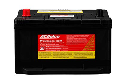 ACDelco 65AGMHR Professional AGM Automotive BCI Group 65 Battery