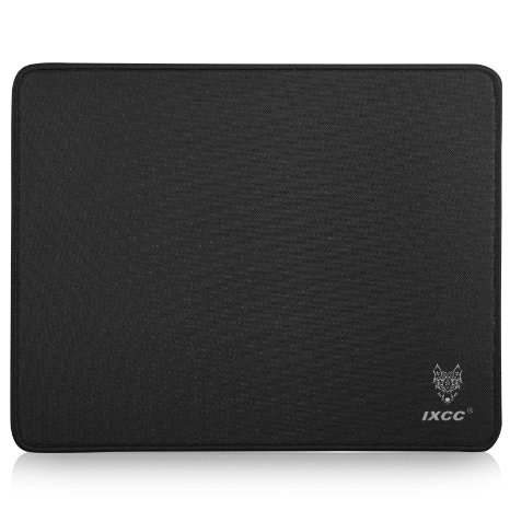 iXCC Gaming Mouse Pad / Mat with Textured Surface and Stitched Edges 13×10.2×0.2in(Medium)