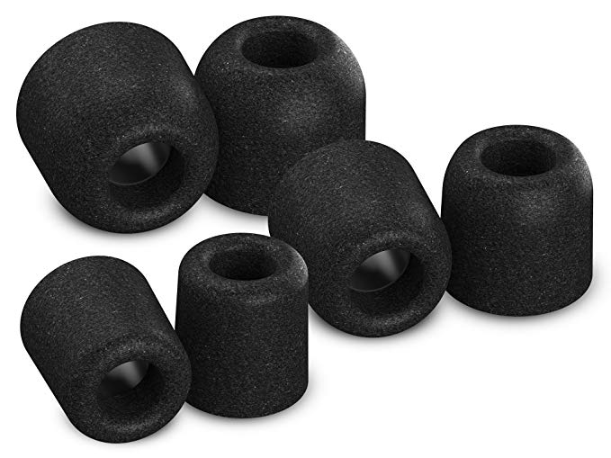 Comply 17-40200-11 Premium Replacement Foam Earphone Earbud Tips - Isolation T-400 (Black, 3 Pairs, S/M/L)