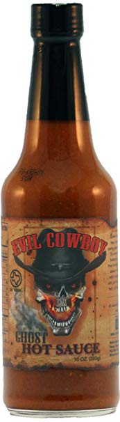 Evil Cowboy Hot Sauce, Smokin Ghost (10 oz)