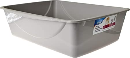 Petmate Litter Pan, Blue/Gray, Jumbo