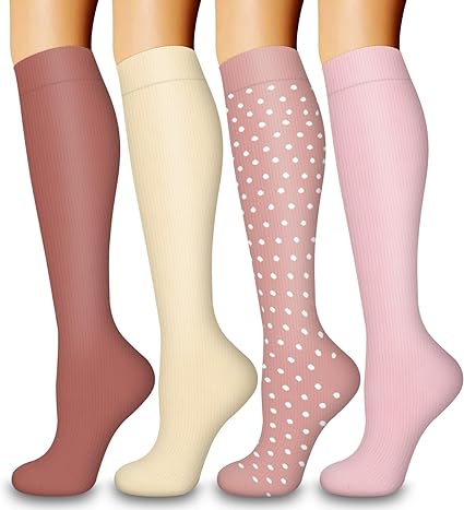 Compression Socks For Women and Men Circulation(6 Pairs)-Best support for Running,Sports,Pregnancy