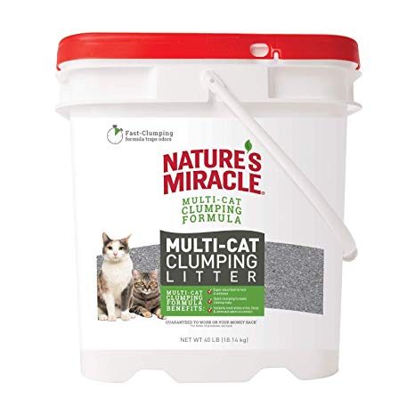 Nature's Miracle P-98139 Multi-Cat Clumping Clay Litte