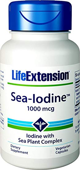 Life Extension Sea-Iodine Capsules, 1000 mcg, 150 Veg Caps