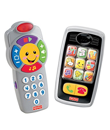 Fisher-Price Laugh & Learn Remote and Smilin' Smartphone Bundle