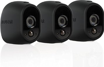 Arlo Smart Security - 3 Silicone Skins for 100 Wire-Free Cameras 3 x Black