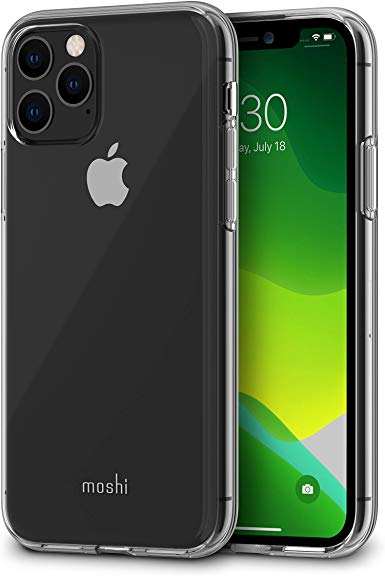 Moshi Vitros for iPhone 11 Pro Case 5.8-inch, Military Drop Protection, Flexible TPU, Clear Phone Cover for iPhone 11 Pro, Crystal Clear