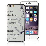 Coromose Letters Pattern Plastic Case for Iphone 6 Accessory 47 Inch