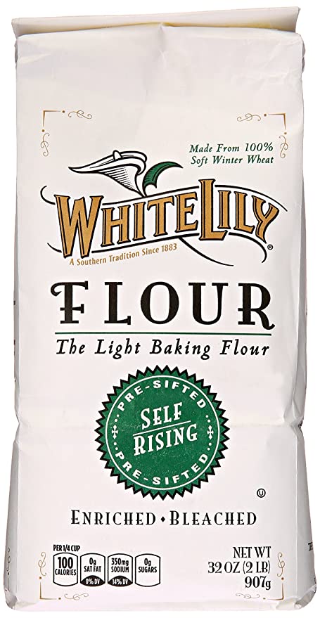 White Lily Self-Rising Bleached Enriched Pre-Sifted Flour, 32 Ounce
