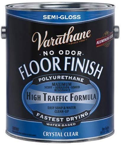 Varathane 230131 Crystal Clear Floor Finish, Semi-Gloss 1 Gallon