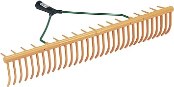 Jost RR 32 E 16 One-Sided with 32 Curved Teeth of Plastic/Metal Rake, Multi-Colour, 11.5x64.5x39.5 cm