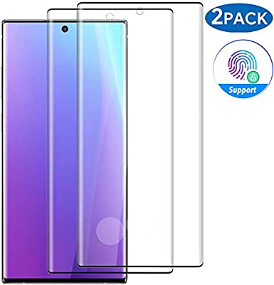 [2-Pack] Screen Protector for Samsung Galaxy Note 10 Plus Case-Friendly Anti-Bubble HD Clear Tempered Glass Screen Protector