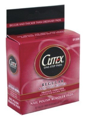 Cutex Acetone Finger Nail Polish Remover Pads(01326) - Pack of 3
