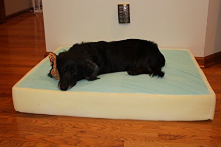 Memory Foam Dog Pet Bed Mattress Core with Gel, Made in USA