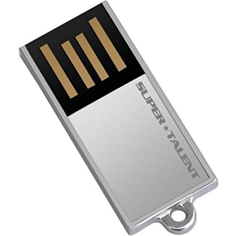 Super Talent SuperTalent USB2.0 PicoC Silver 128GB (STU28GPCS)