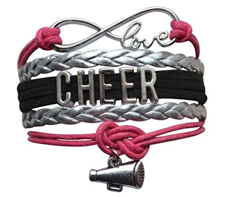 Cheer Bracelet- Girls Cheerleading Bracelet- Cheer Jewelry - Perfect Gift For Cheerleader, Cheer Mom or Team