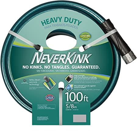 Apex 8615 -100 NeverKink Series 2000 Ultra Flexible Garden Hose, 5/8-Inch by 100-Feet