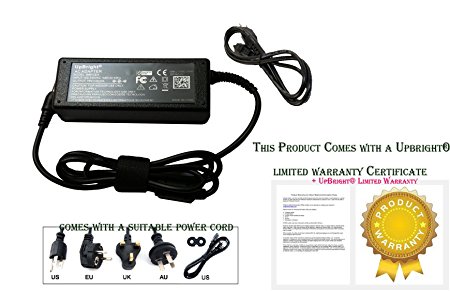 UpBright® 24V AC Adapter For Fujitsu ScanSnap S1500 PA03586-B015 Power Supply Cord Charger