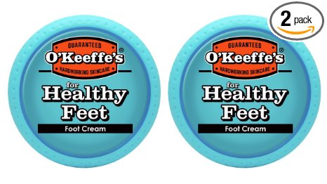 O'Keeffe's K0320001-2 Healthy Feet Foot Cream in Jar (2 Pack), 3.2 oz