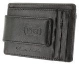 Viosi Genuine Kingston Leather Magnetic Front Pocket Money Clip Made with Powerful RARE EARTH Magnets