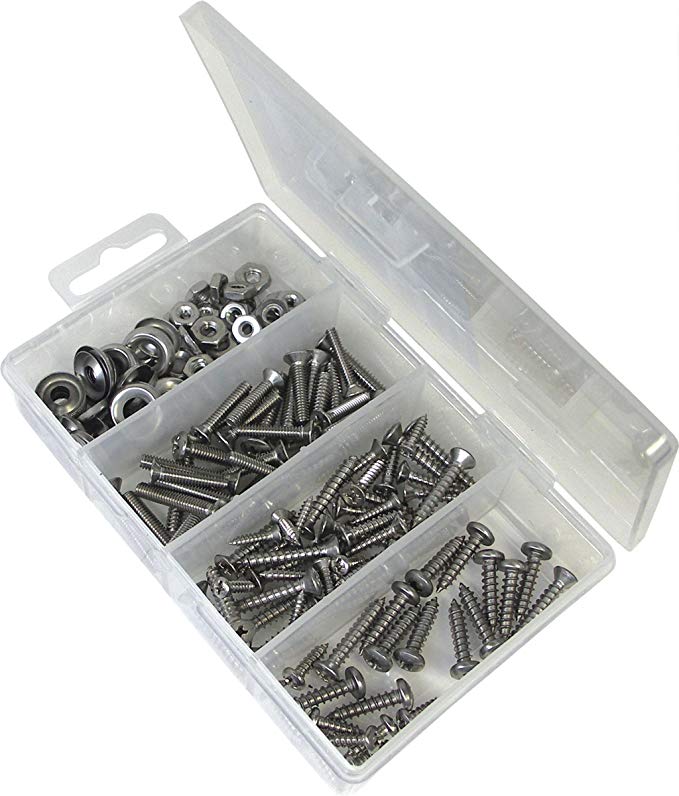 Shoreline Marine Screw Kit Stainless Steel (168 pieces)