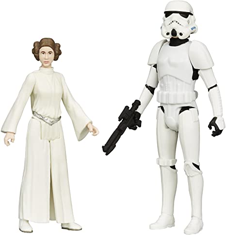 Star Wars Mission Series Luke Skywalker in Stormtrooper Disguise and Princess Leia Action Figures