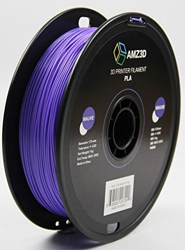 1.75mm Mauve PLA 3D Printer Filament - 1kg Spool (2.2 lbs) - Dimensional Accuracy  /- 0.03mm