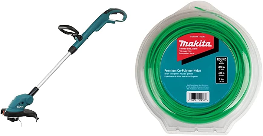 Makita DUR181Z 18V LXT Line Trimmer (Tool Only) & T-03361 1 Lb Large Donut Round .080" Green