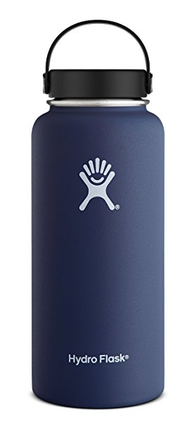 Hydro Flask Vacuum Insulated Stainless Steel Water Bottle, Wide Mouth w/Flex Cap