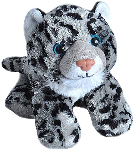 Wild Republic Snow Leopard Plush, Stuffed Animal, Plush Toy, Gifts for Kids, Hug’Ems 7