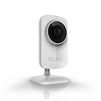 ELEC Wireless HD Wi-Fi 720P IR-Cut Home CCTV Security IP Mini Camera with Built-in Microphone Free E-cloud Real-Time