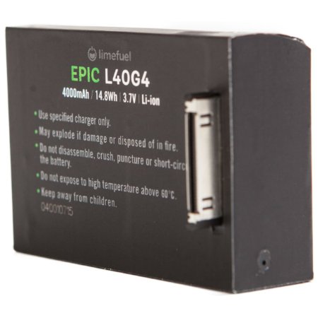 GoPro Hero 4 Extended Battery Pack 4000mAh Limefuel Epic L40G4 Includes 2 Extended Backdoor Housings up to 40 and 60 Meters Hero 3 Hero 3 Compatible