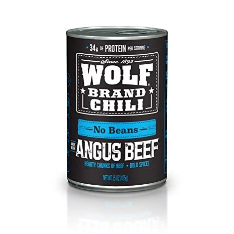 Wolf Brand Chili, Angus Beef, No Beans,15 oz