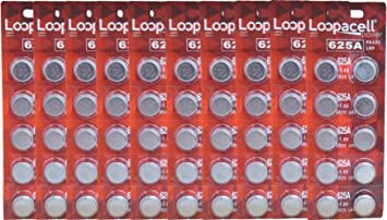 Loopacell 625A PX625A LR9 V625U PX625 1.5V 100 Batteries