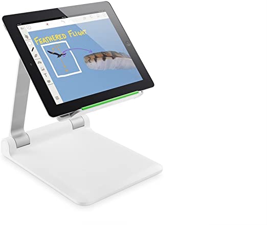 Belkin Stage Presenter with Foldable and Transportable Support for Apple iPad, iPhone, Android Tablet and Smartphones - Green, Silver